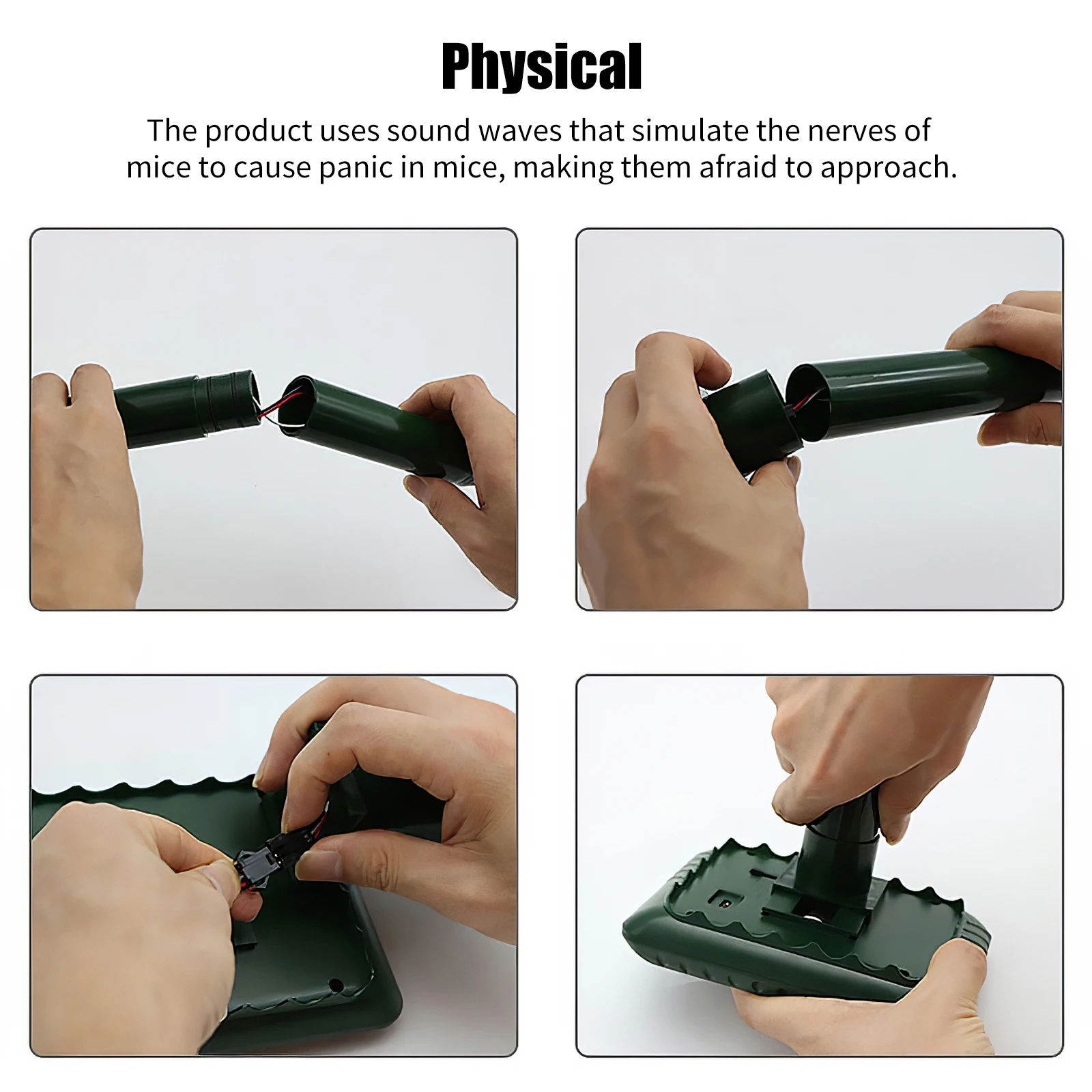 

Solar Mouse Repeller Waterproof Electronic Ultrasonic Repeller Intelligent Solar Outdoor Mouse Repeller Vibrating Mouse Repeller