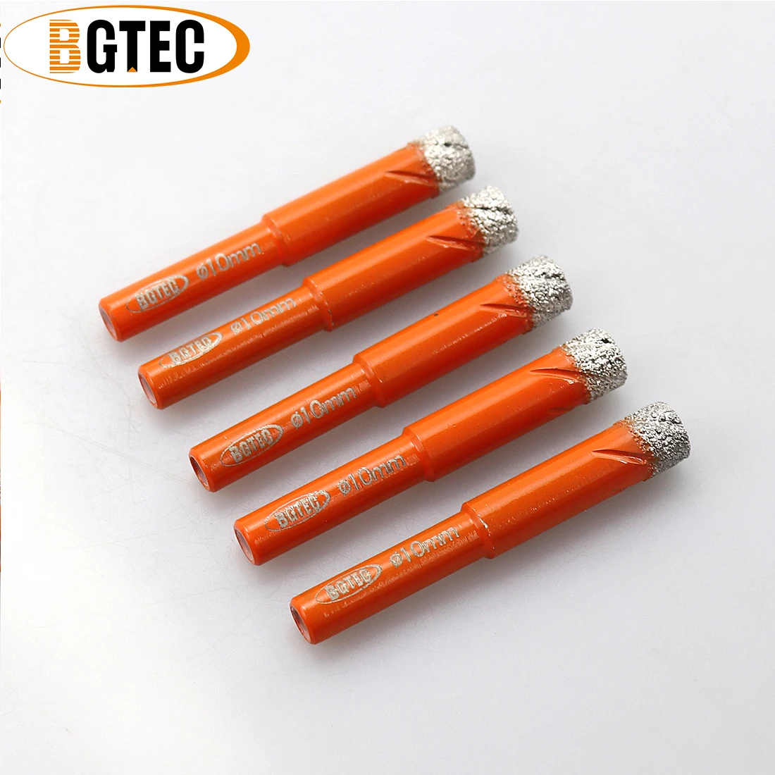 BGTEC 5 шт. Круглый хвостовик 6 мм сверла для сухого сверления алмазное Отверстие