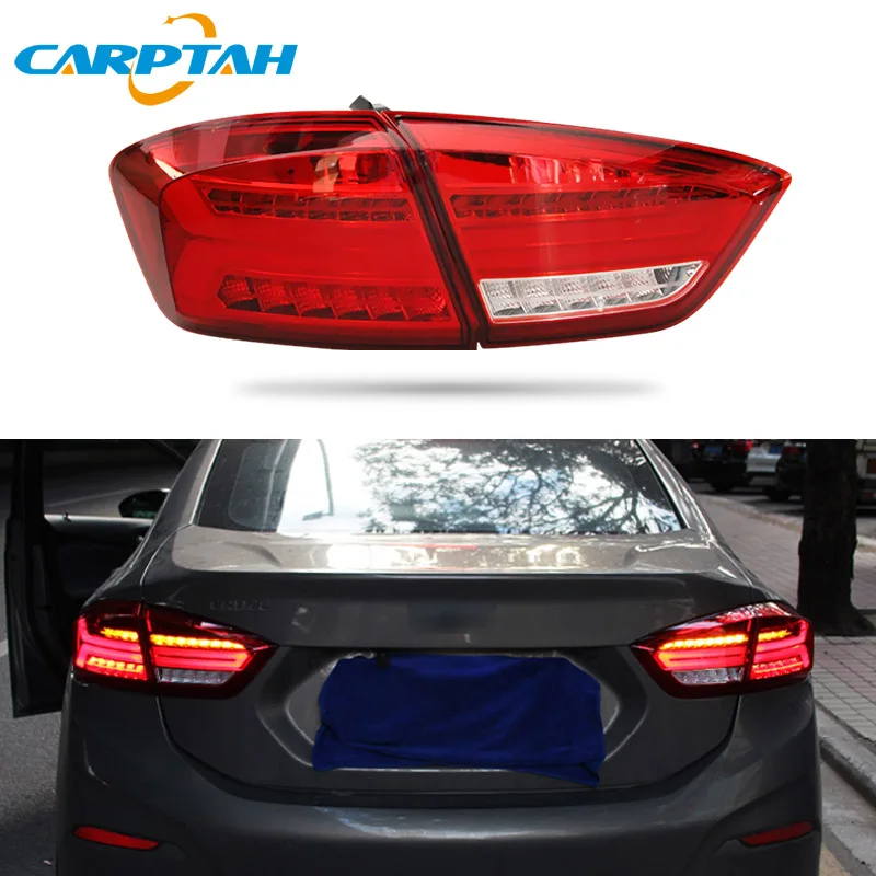

LED Car Taillight Tail Lights For Chevrolet Cruze 2017 2018 Rear Fog Lamp Dynamic Turn Signal Reverse Brake Light