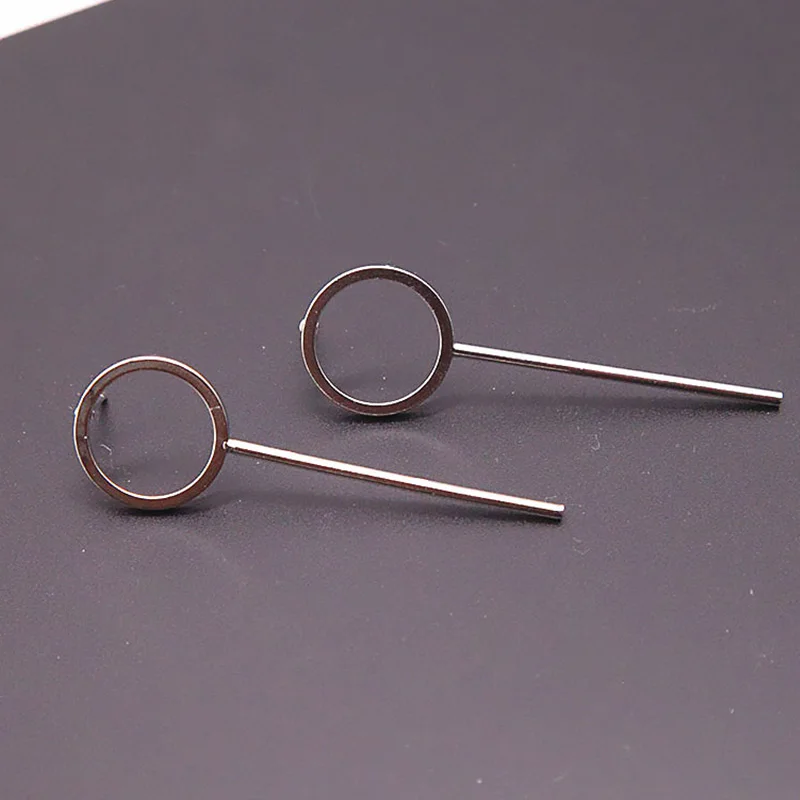 

Minimalist Geometric Hollow Round Drop Earrings For Women Alloy Charm Vintage Earring Jewelry Exquisite Accessories Gift