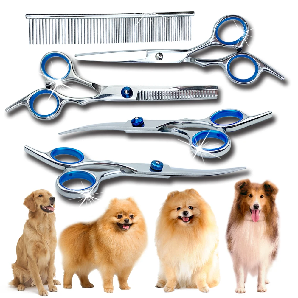 Ножницы из нержавеющей стали для ухода за собаками ножницы стрижки кошачьей