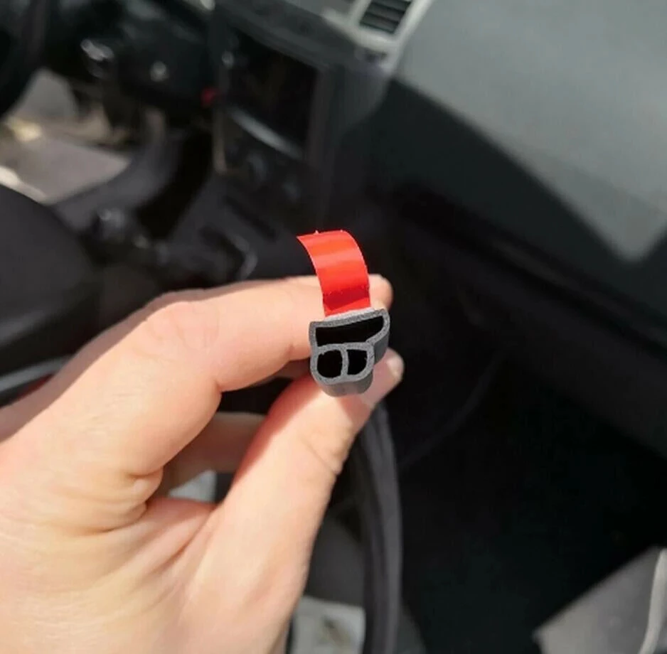 

Car Sealing Strip Noise Insulation Rubber Seals Dust Anti-collision Auto Mechanical Seal Trunk Engine Door Seal Isolation