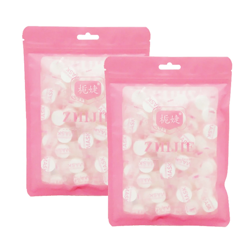 20/50/100 Tablets Disposable Compressed Mask Paper Non-woven Fabric DIY Add Essence Moisturizing Beauty Face Care Tool | Красота и