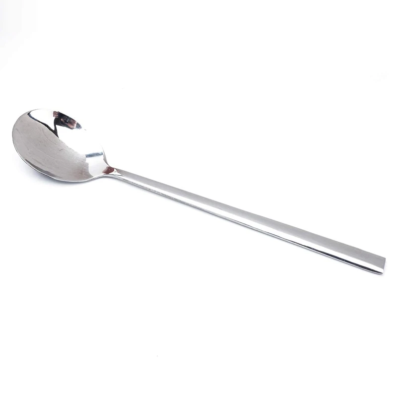 3 Pairs Stainless Steel Chopsticks and Spoon Set Reusable Metal Square Handle Spoons | Дом и сад