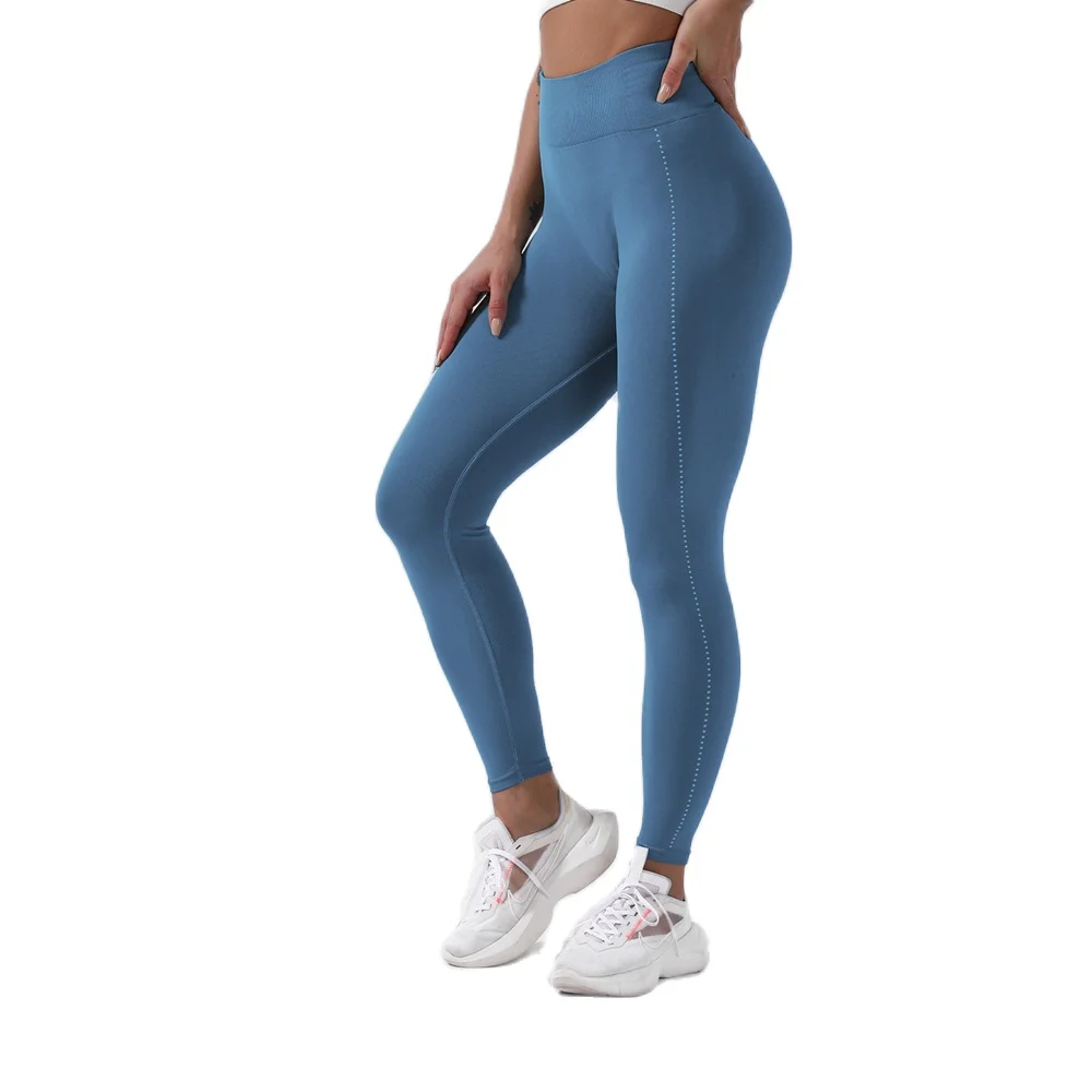 

Seamless Women's Sports Yoga Pants Gym Workout High Waist Fitness Leggings Pants Fitness Sexy Push Up Sports Running Tights