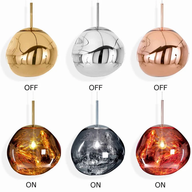 Подвесной светильник из лавового стекла лампа в скандинавском стиле для