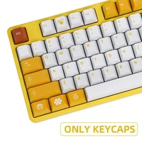 113 keys pbt keycaps dye sub cherry profile honey keycap for cherry mx switch 6187104108 mechanical keyboard iso keycaps