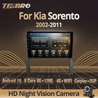 Автомагнитола Tiebro 2DIN Android 10 для Kia Sorento BL 2002-2011 GPS-навигация Авторадио DSP Автомобильный приемник Bluetooth плеер Carplay