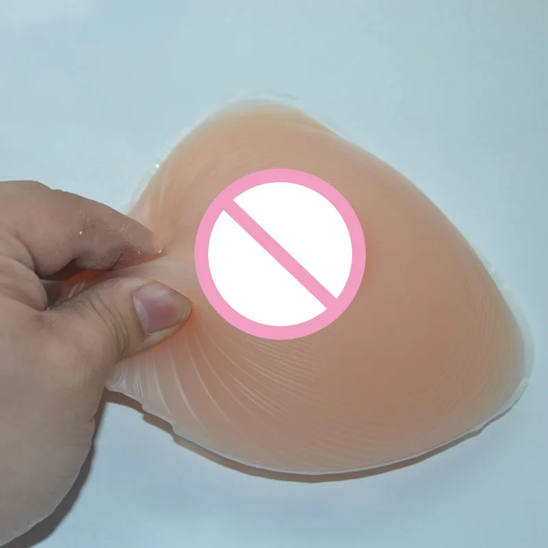 A Cup 600g Triangle Silicone Breast Shape Enhancer Cross Dressing Table Transgender Role Play Highlights The Figure Line