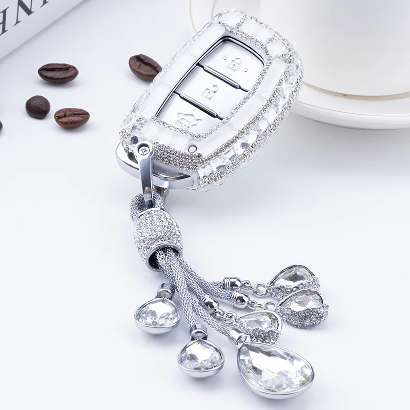 С украшением в виде кристаллов чехол для дистанционного ключа от машины крышка
