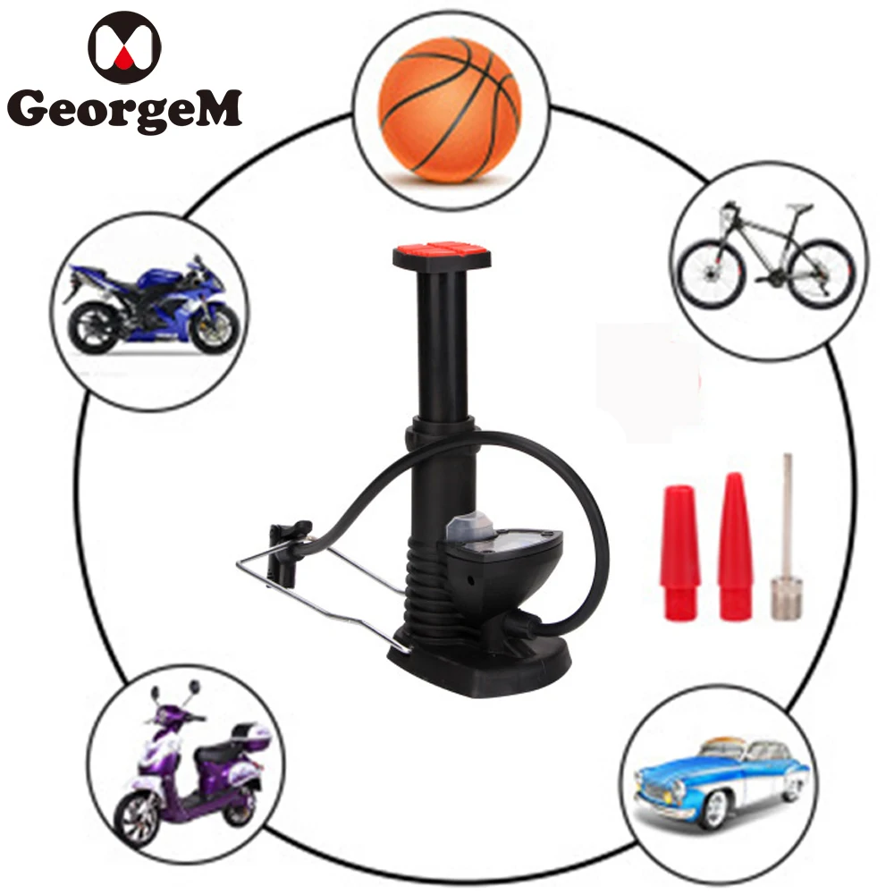 Велосипедный мини насос с активированным полом для езды на горном велосипеде