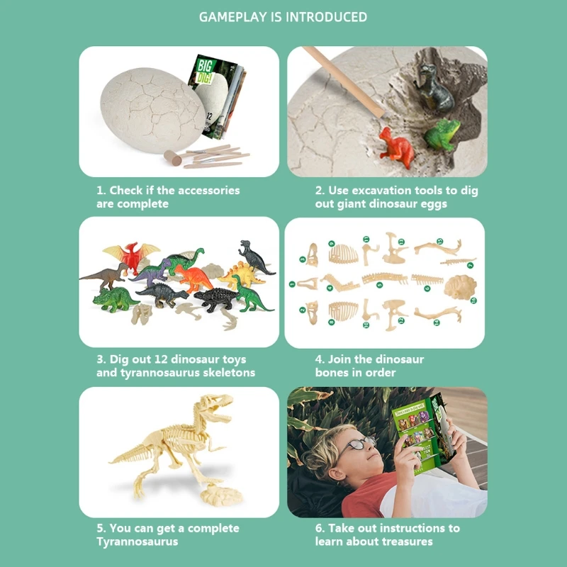 W3JF мини портативные Динозавры Яйцо игрушки яркий цвет пластиковые сделанные