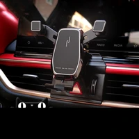 lsrtw2017 car center console dashboard vent cellphone holder trims for kia k3 cerato 2019 2020 2021 forte accessories auto