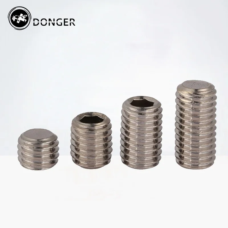 DIN913 M3 M4 M5 метрические Резьбовые болты с шестигранной головкой набор винтов из