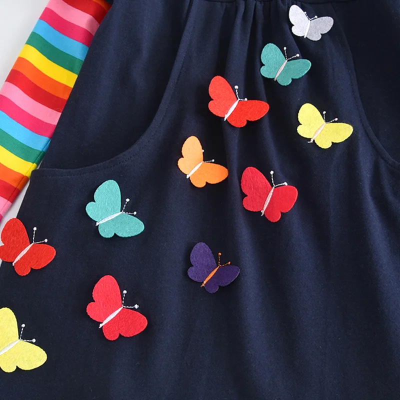 VIKITA Kids Girls Dress Baby Children Toddler Princess Dress Vestidos Children's Clothing Girls Autumn Winter Dresses 3-8 Years