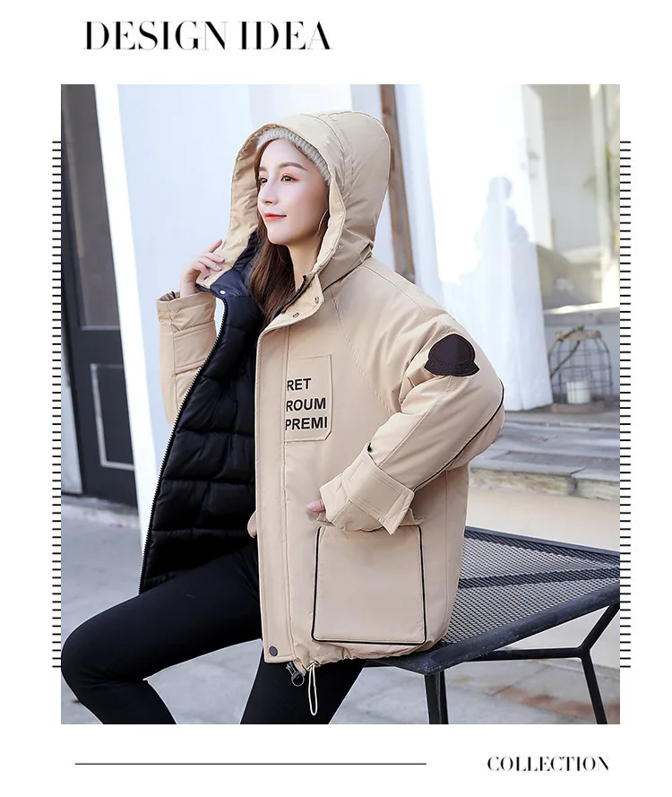 Abrigos Mujer Invierno Short Winter Jacket Women Fur Cotton Padded Jacket Female Parka Womens Jacket Winter Coat for Woman