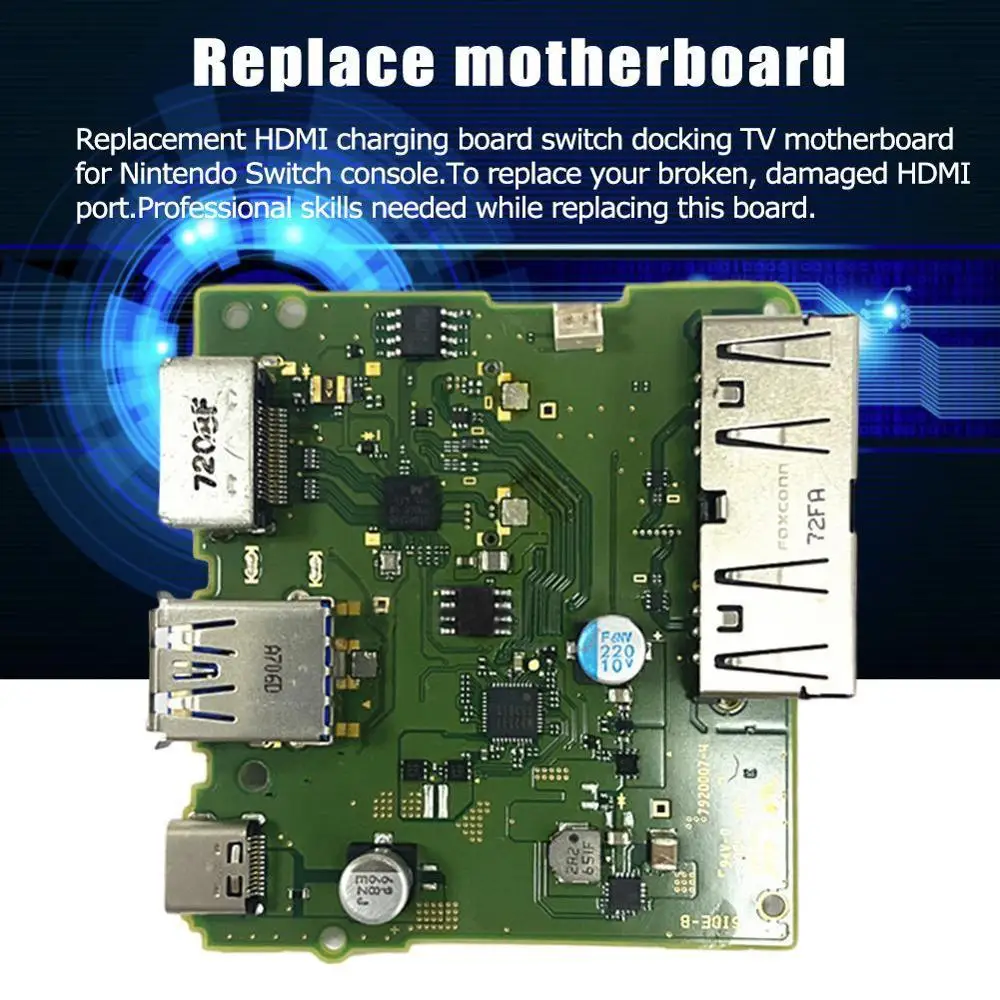 

For Nintendo Switch Host Hdmi Dock Output Seat Charger Board Ns Hd Board Original Replacement Motherboard Charging Board