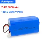 Doublepow 18650 7,4 V литиевая батарея 3600 мАч перезаряжаемый аккумулятор Пакет МегаФон динамик защиты доска с XH2.54-2P штепсельной вилки