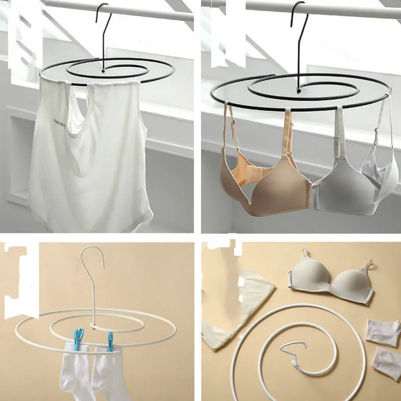 Вешалка для сушки спиральной формы вращающаяся вешалка хранения одеяла подходит