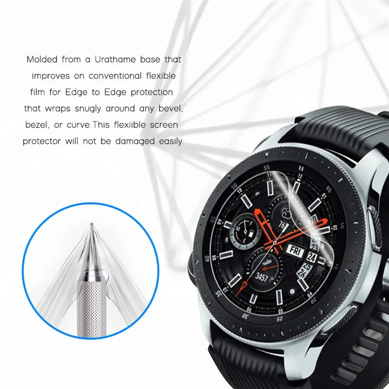 Гидрогелевая Защитная пленка для Galaxy Watch 3 шт. 46 мм SM R805 42 активная защитная на весь