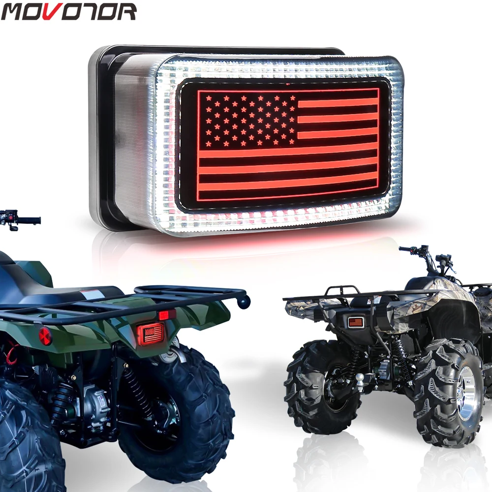 Задний фонарь MOVOTOR ATV YFM OEM задний с ДХО стоп сигнал дымовая линза для Kodiak гризли UTV