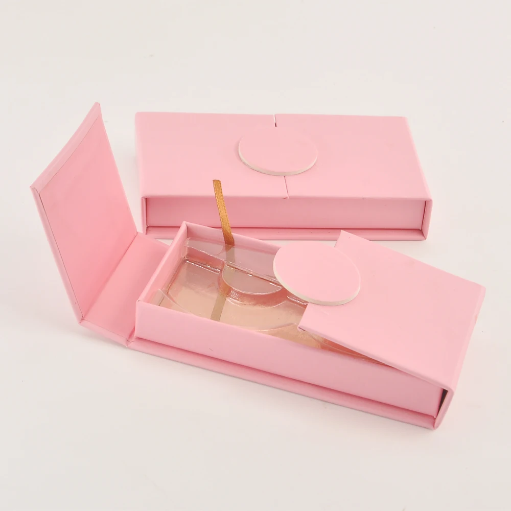 

10/pack Wholesale lash boxes packaging eyelash box package custom rectangle plain pink 25mm mink lashes makeup case bulk vendors