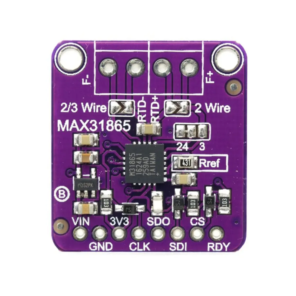 

Max31865 Rtd Temperature Thermocouple Sensor Amplifier Module For Arduino