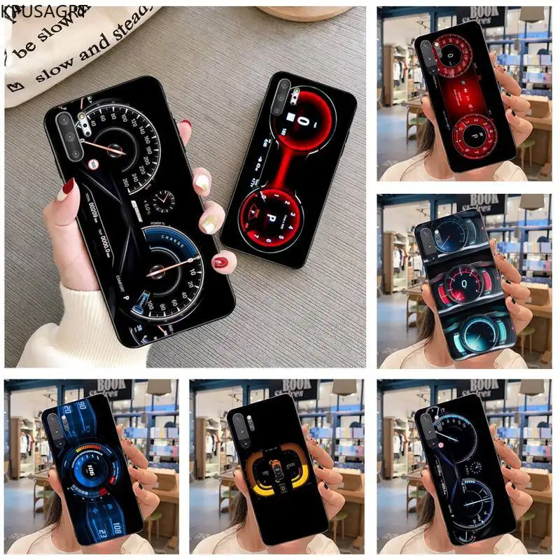 KPUSAGRT Luxury car instrument cluster Phone Case Cover For Samsung Galaxy Note20 ultra 7 8 9 10 Plus lite J7 J8 2018 Prime | Мобильные