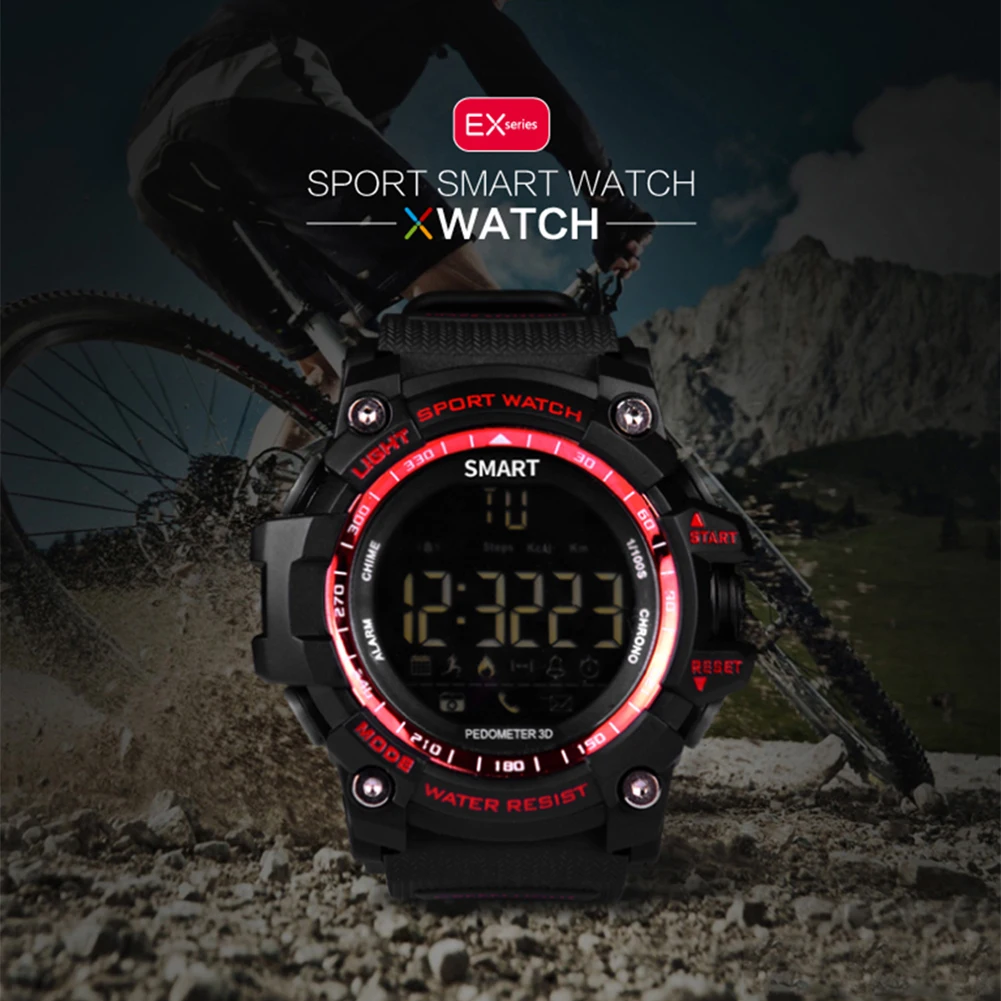 Смарт-часы EX16 мужские водонепроницаемые с пульсометром и уведомлением о звонках