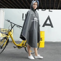 unisex raincoat cycling bicycle bike raincoat mantle accessories emergency poncho hooded camping eva waterproof rain coat hood