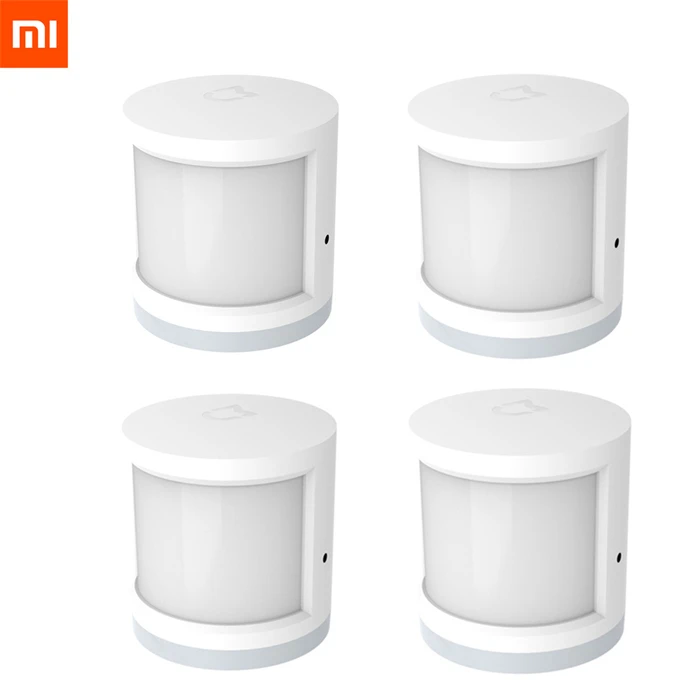 4pcs mijia version Xiao mi jia Aqara датчик человеческого тела умный датчик движения тела беспроводной ZigBee Соединение работает с шлюзовым концентратором mi home - Цвет: 4pcs mijia version