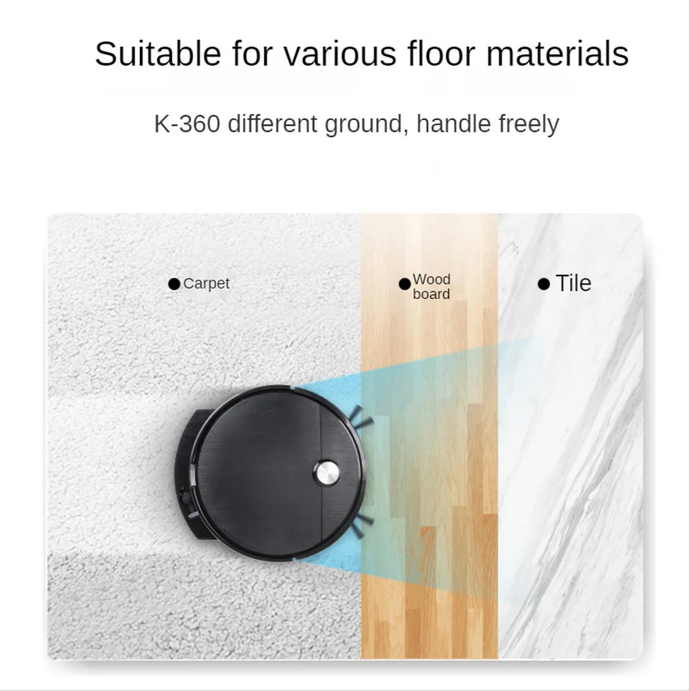 

K360 Vacuum Cleaner Dry Sweeping 4 In 1 Smart for Home Leveling Lifestyle Cleaning Auto Mopping Vacuuming and Sweeping Robot