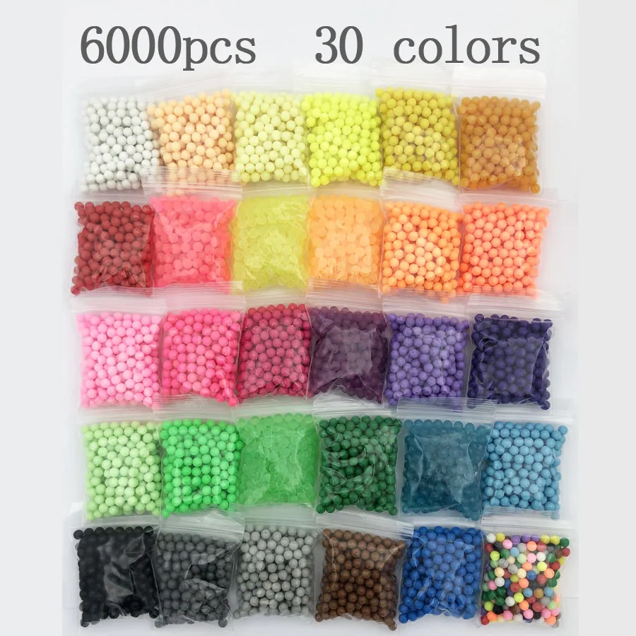 Пазл с водяными бусинами 30 цветов волшебные бусины Aqua Perler кристаллами Хама спрей