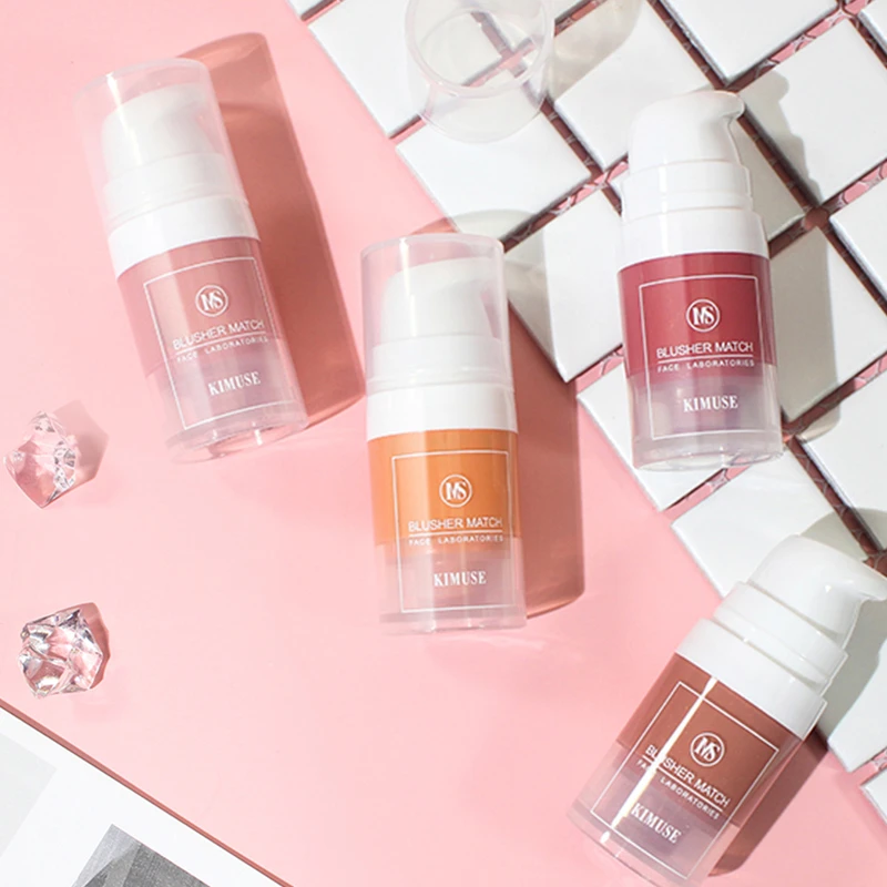 Жидкие румяна для лица контур макияж Стойкий матовый натуральный щек оттенок