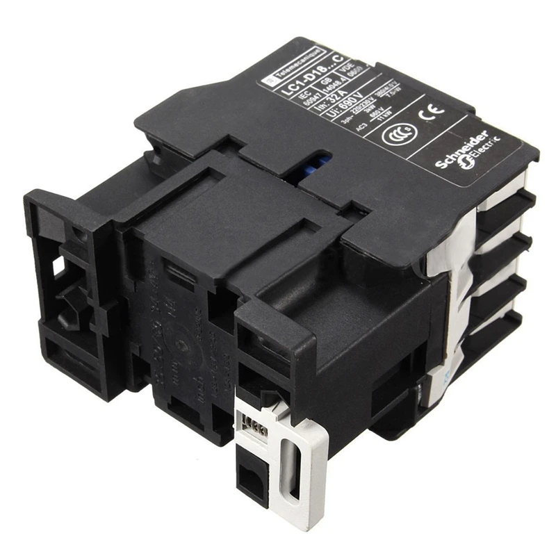 Power AC Contactor 1NO 220V 50/60Hz Coil Motor Starter Relay 32A 3-Phase-Pole | Обустройство дома