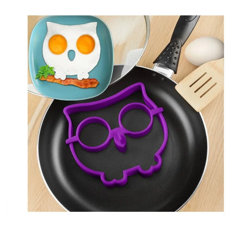 Голова черепа кролик Сова Форма силикагель яйцо жарки Творческая кухня DIY форма