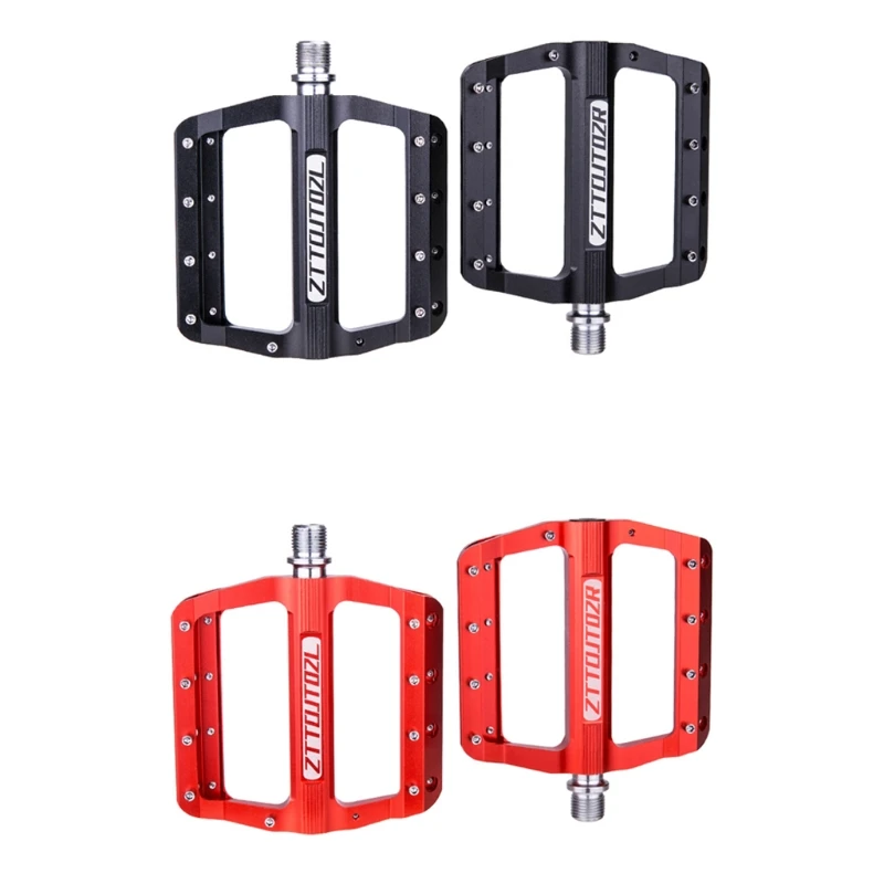 

2 Pcs Mountain Bike JT02 Pedals Alloy Bearing Non-slip Bicycle Pedal Strong