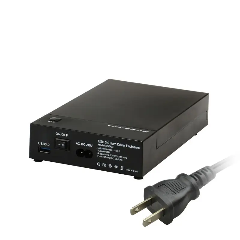 

HDD Enclosure USB3.0 to SATA3.0 Dual High Speed 2.5" 3.5" SSD SATA Hard Drive Disk External Case Box Portable