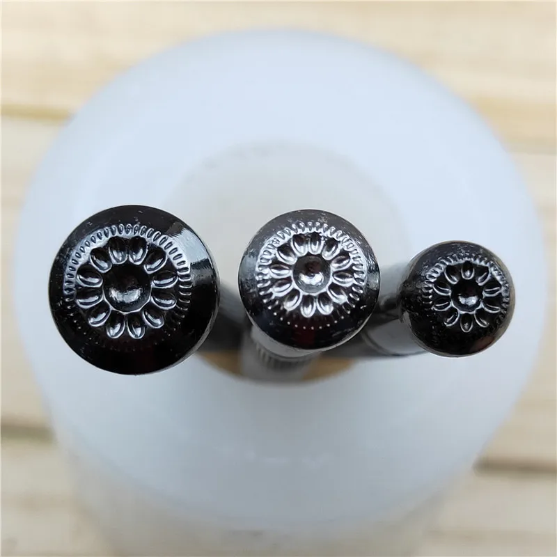 

Инструменты для рукоделия из металлического сплава и кожи, набор инструментов для печати цветочных бутонов LS. Инструменты для кожи J569, LS.J570, ...