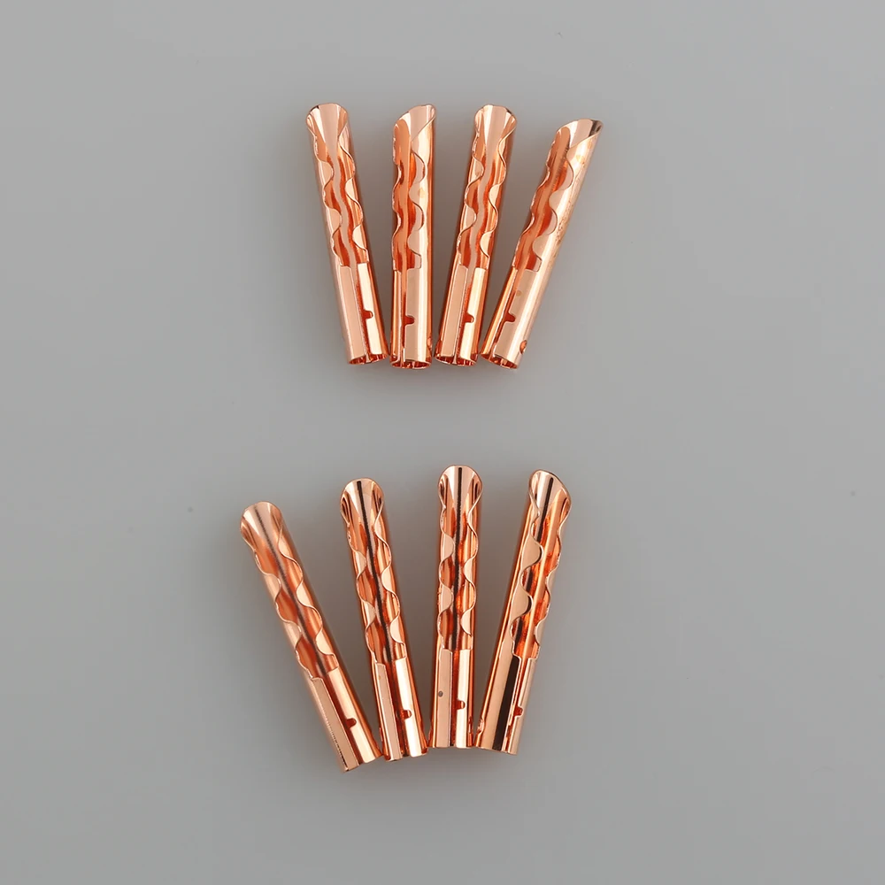 High Quality Pure copper  BFA  4mm Z-Type Banana Plug Speaker Cable Connector