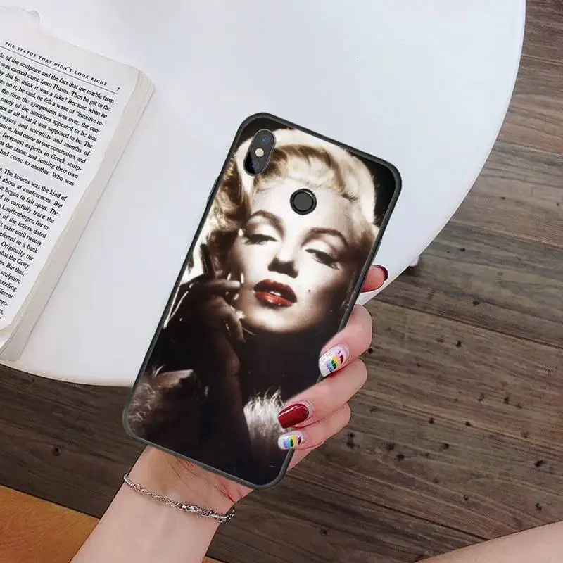 

Sexy Girl Marilyn Monroe Phone Case For Xiaomi mi Redmi note 7 8t 9 9t 9s 8 10 10t 11 pro lite K20 max 3