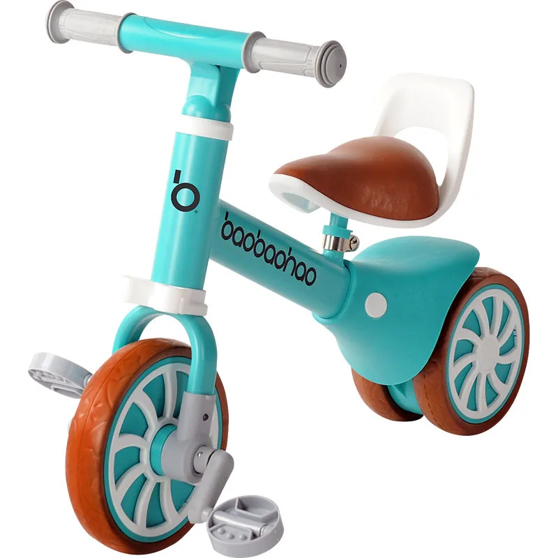 

New 220 children's balance bike with no feet 1-3-6 year old scoote