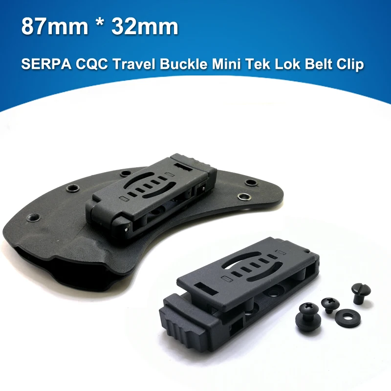 1 шт. дорожная Пряжка SERPA CQC mini Tek Lok ремень черный зажим для ножа Kydex футляр DIY