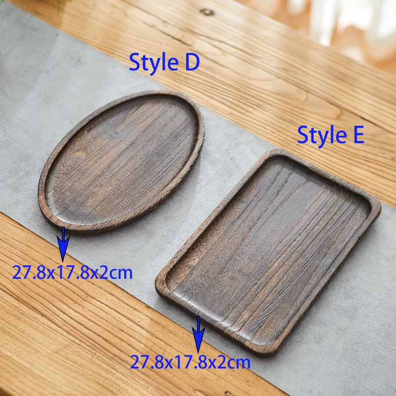 Новый деревянный поднос в китайском стиле для чая еды прямоугольный из массива