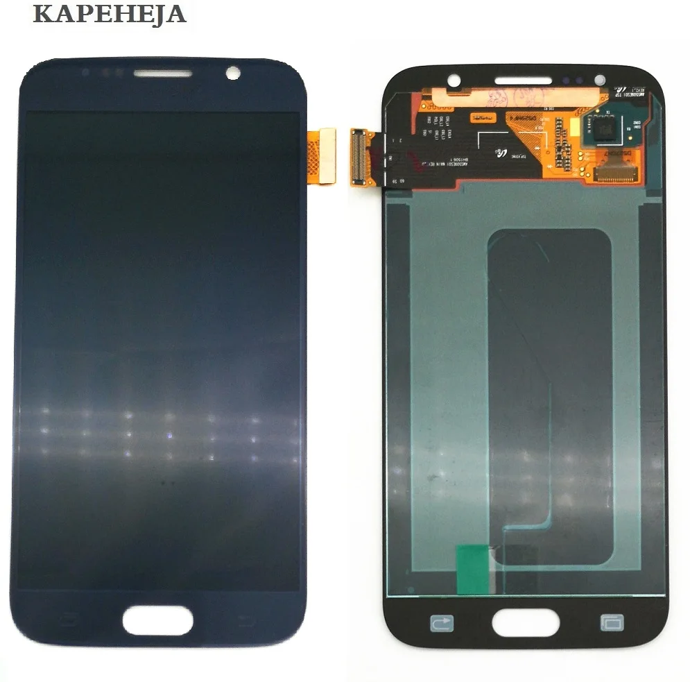 super amoled lcd display for samsung galaxy s6 g920 g920f g920p g920i g920v g920a lcd display touch screen digitizer assembly free global shipping