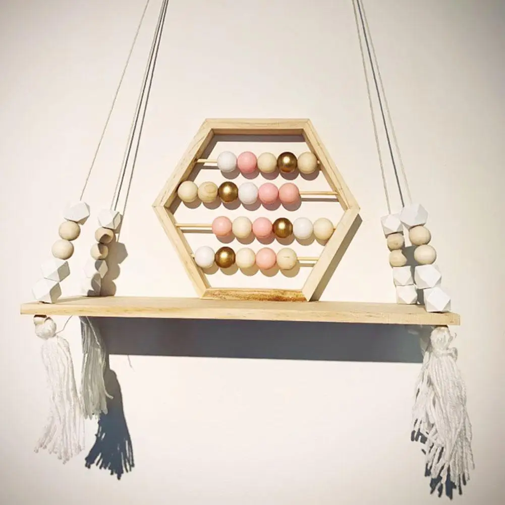 Натуральные деревянные бусины из Абака поделки для младенцев раннее образование