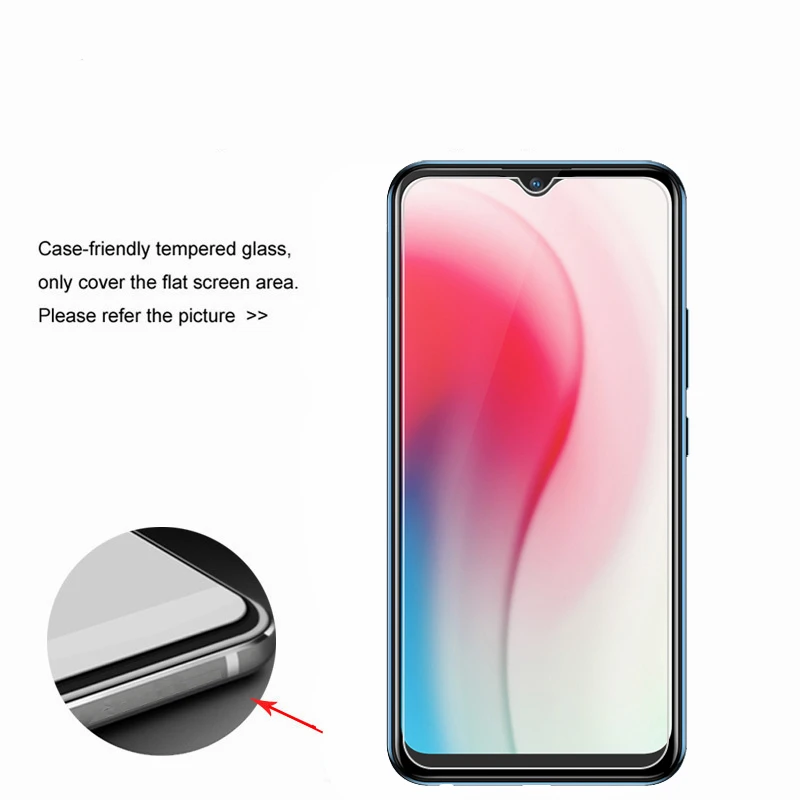Protector de pantalla de vidrio templado para VIVO U3x, pel&iacute;cula protectora de pantalla de tel&eacute;fono, Youthsay, 2 piezas-2