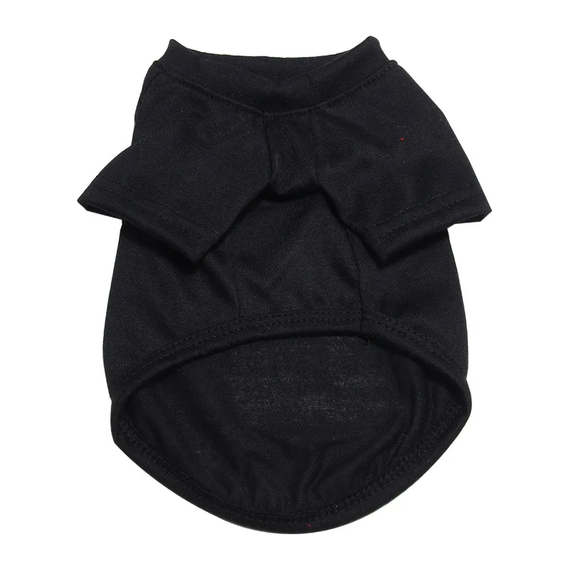

New Dog T-shirt Summer Shirt Vest Printed Casual Cartoon Styles Puppy Dogs Costumes Pet T-shirt Clothes White Black