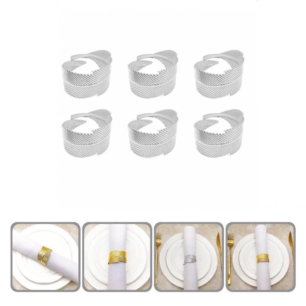 

Wear-resistant Long Lasting Cute Festive Touch Napkin Ring for Dinner