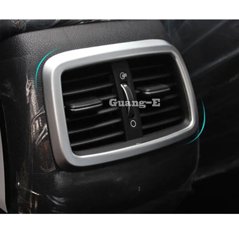 

For Kia Sorento L 2015 2016 2017 Car Styling Garnish Cover Trim ABS Chrome Rear Upside Air Conditioning Outlet Vent 1pcs